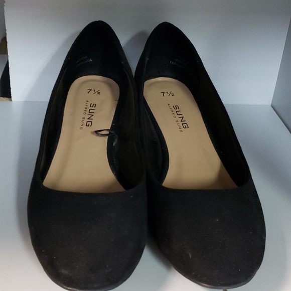 Alfred sung round toe pumps sz 7.5 - Picture 2 of 4